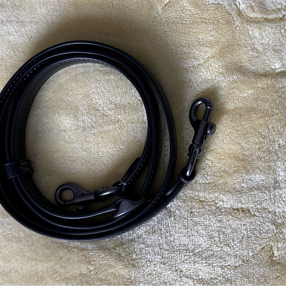 Coach Black Satchel with Structured Design - Picture 7 of 8